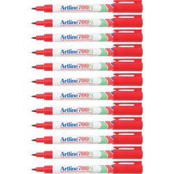 Permanentmarker Artline 700 Medium 0,7 mm rot rund umweltfreundlich