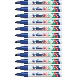Permanentmarker Artline 90 Ultra 2-5 mm blau schräg umweltfreundlich