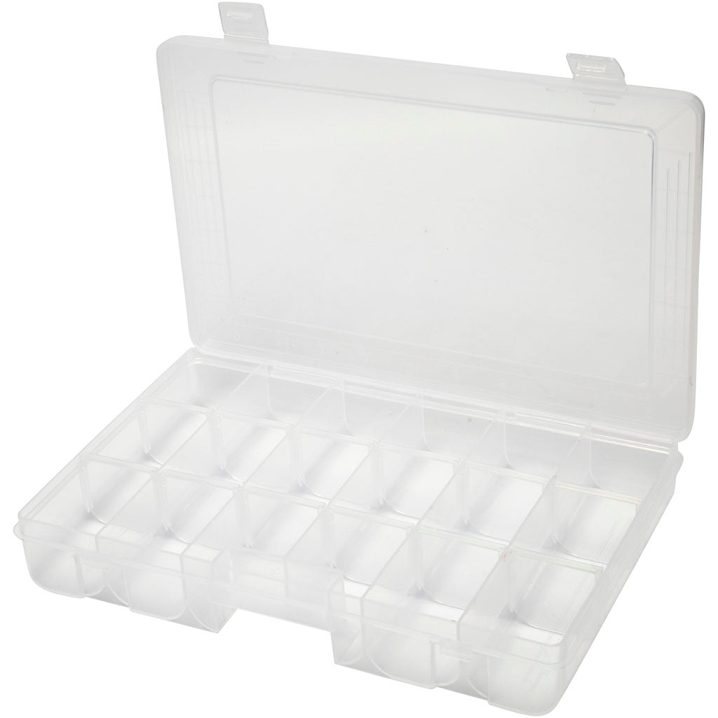 Creativ Company Aufbewahrungsbox, Größe 27x19 cm, Lochgröße 5x4,5 cm, 1 Stück