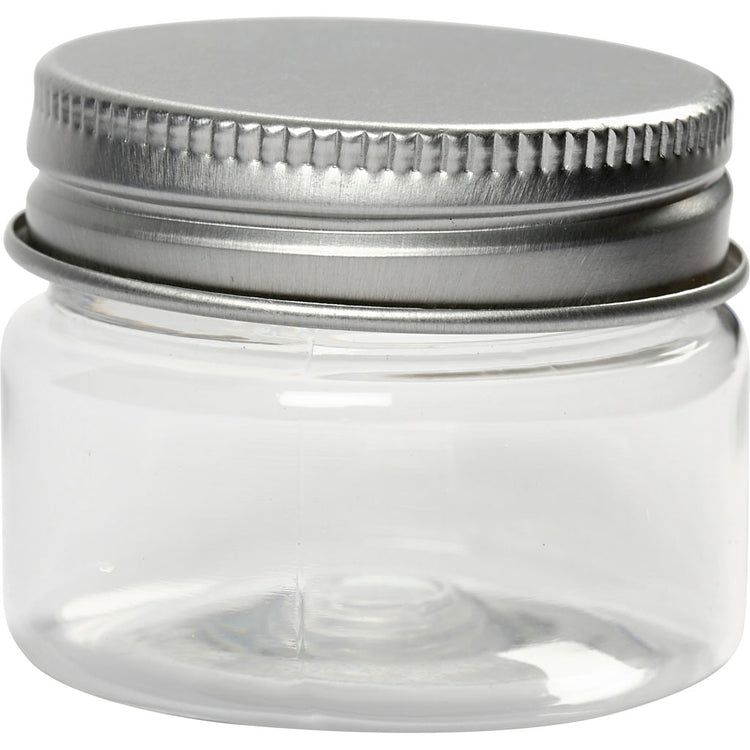 Creativ Firmenglas mit Schraubverschluss, H: 35 mm, T 40 mm, 35 ml, 10 Stück 1 Box