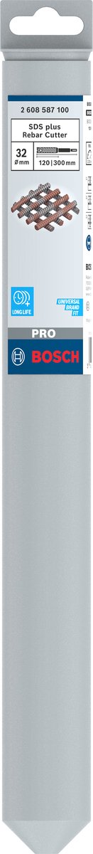 Bosch Zubehör Bewehrungsschneider Vierschneider, SDS-Plus-9 32 x 120 x 300 mm 1. – 2608587100