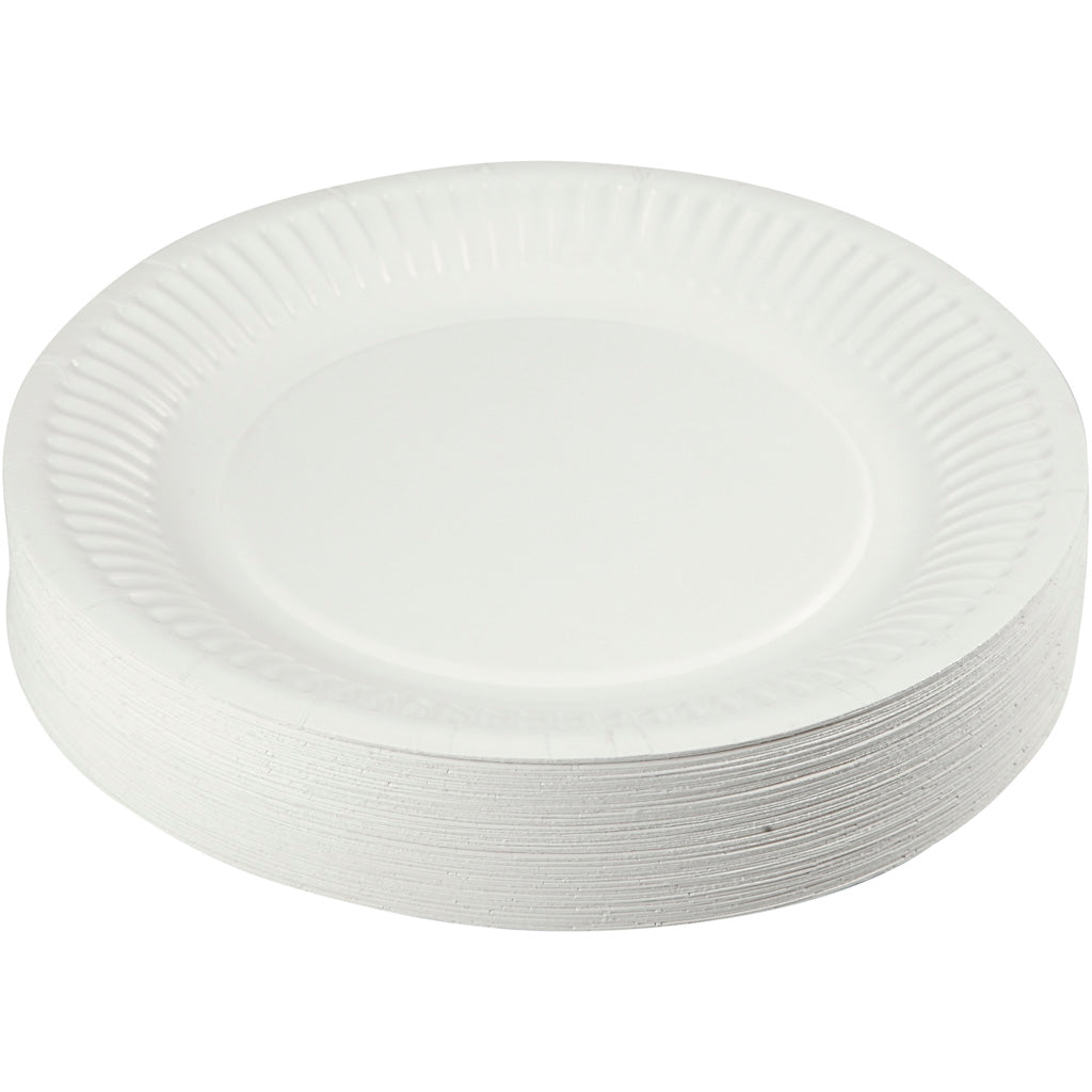 Pappteller, D 18 cm, 100 Stück 1 Karton