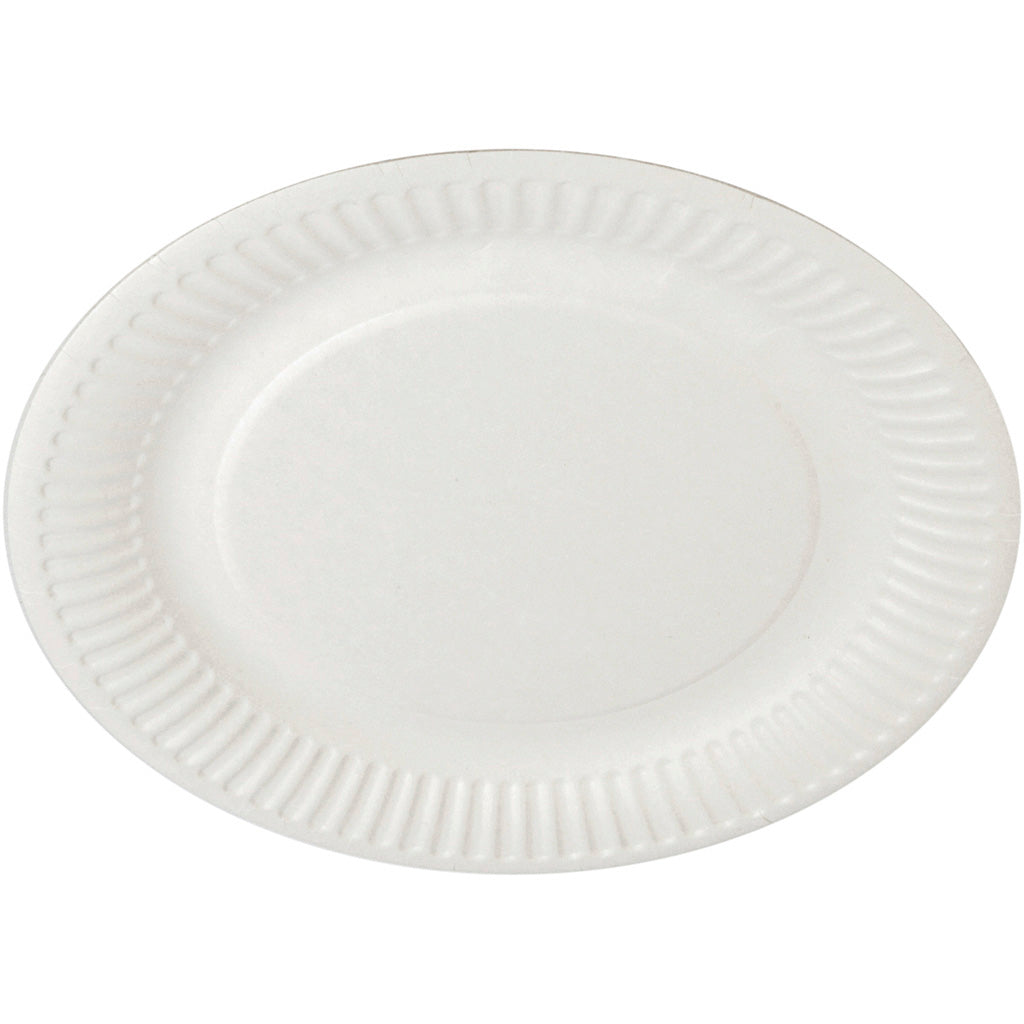 Pappteller, D 18 cm, 100 Stück 1 Karton