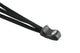 Cordo Bungee-Seil-Trio schwarz-schwarz-schwarzer Einzug WP(50)