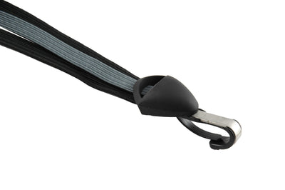 Cordo Tragegurt Triohaken Edelstahl Schwarz-Silber-Schwarz