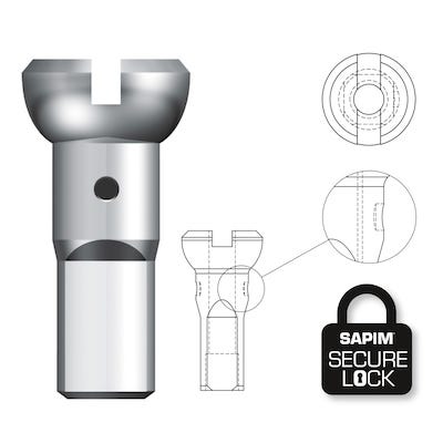 Sapim Nippel 14 Secure Lock schwarz Werkstatt (100)