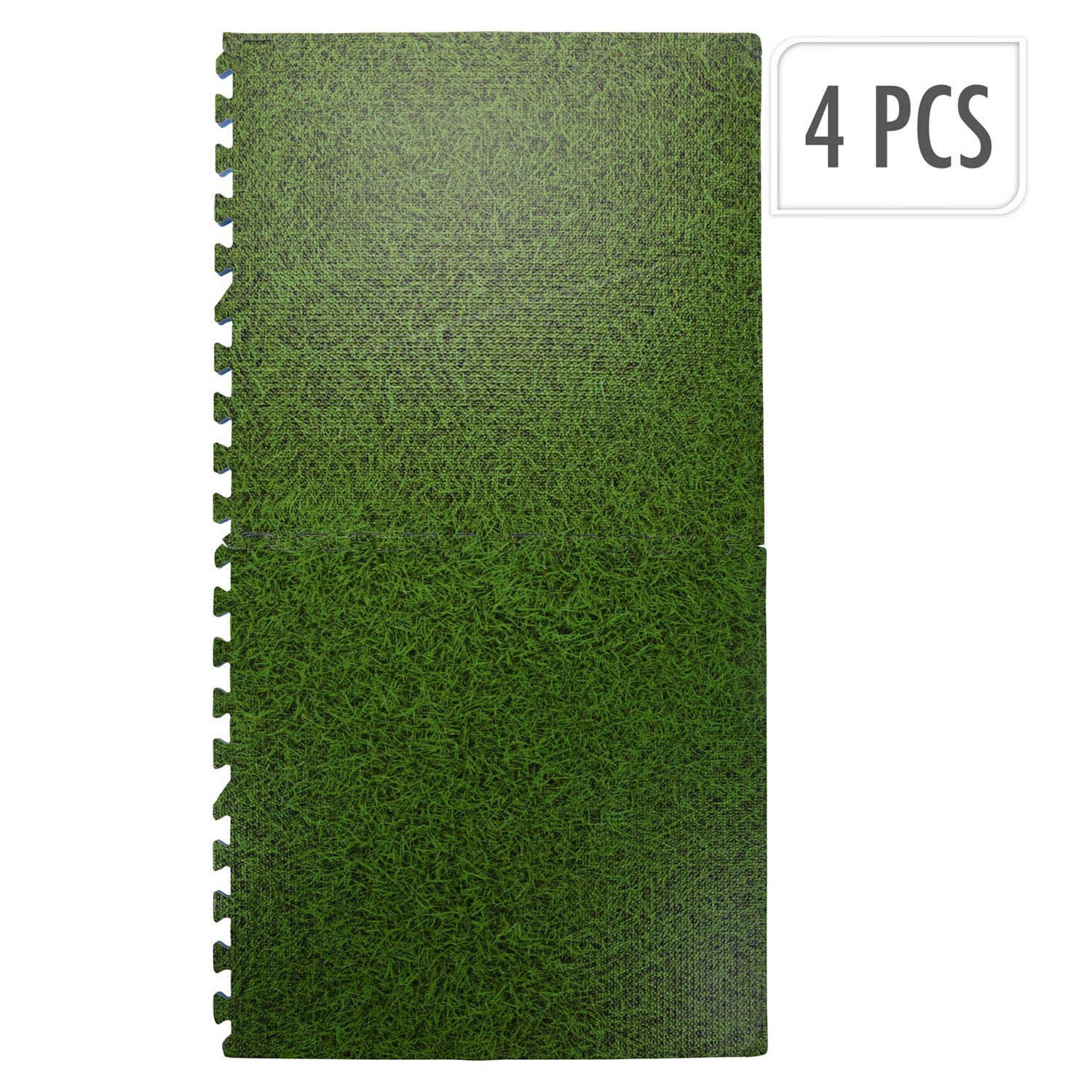 XQ Max Swimming Pool Fliesen Grassprint, 60x60 cm (4 Stücke)