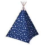 Tipi Zeltblau mit Sternen - afbeelding 1