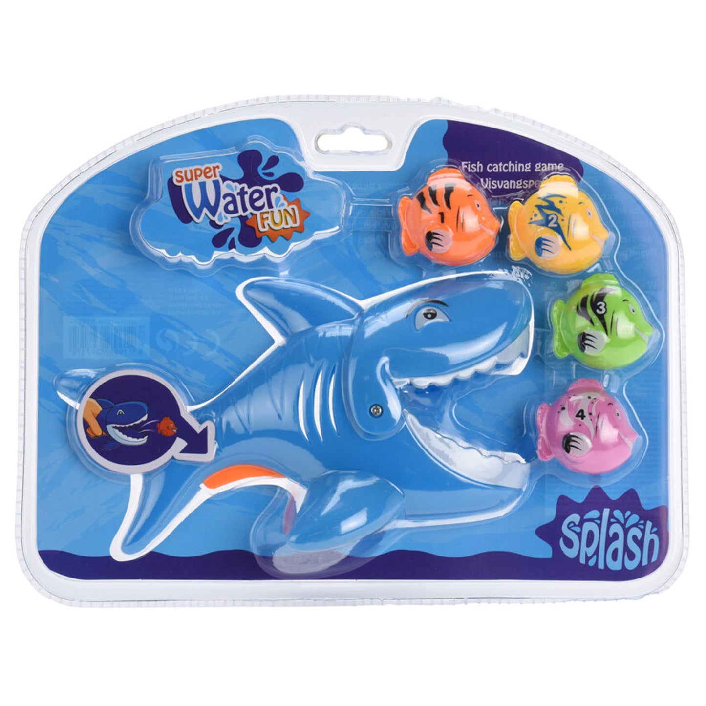 Fischereihai mit 4 Fischen