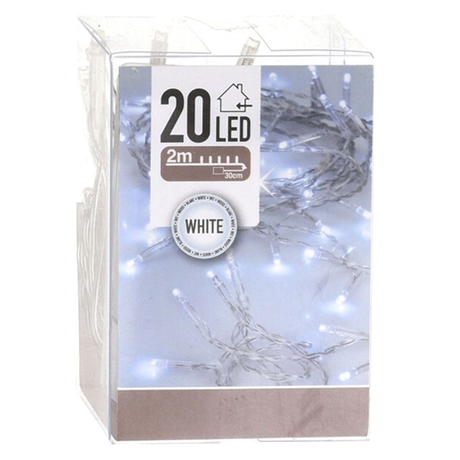 LED -Beleuchtung weiß, 20 Lichter