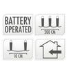 LED -Beleuchtung weiß, 20 Lichter