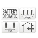LED -Beleuchtung weiß, 20 Lichter - afbeelding 3