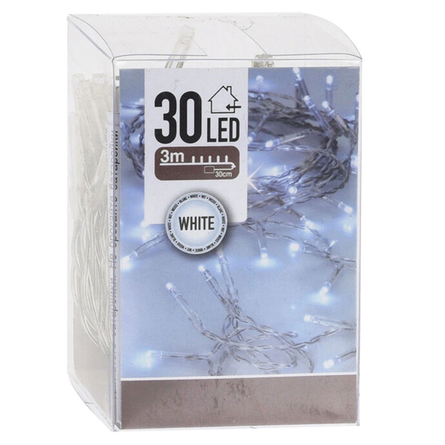 LED -Beleuchtung weiß, 30 Lichter