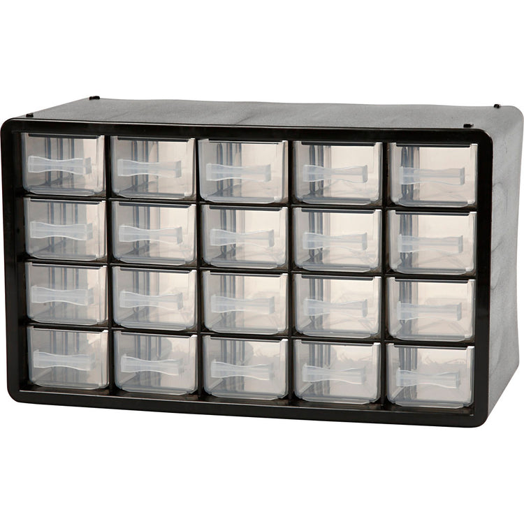 Raaco-Aufbewahrungssystem, Größe PC 20, Größe 18,4 x 30,5 x 14,9 cm, Lochgröße 55 x 37 mm, 1 Set