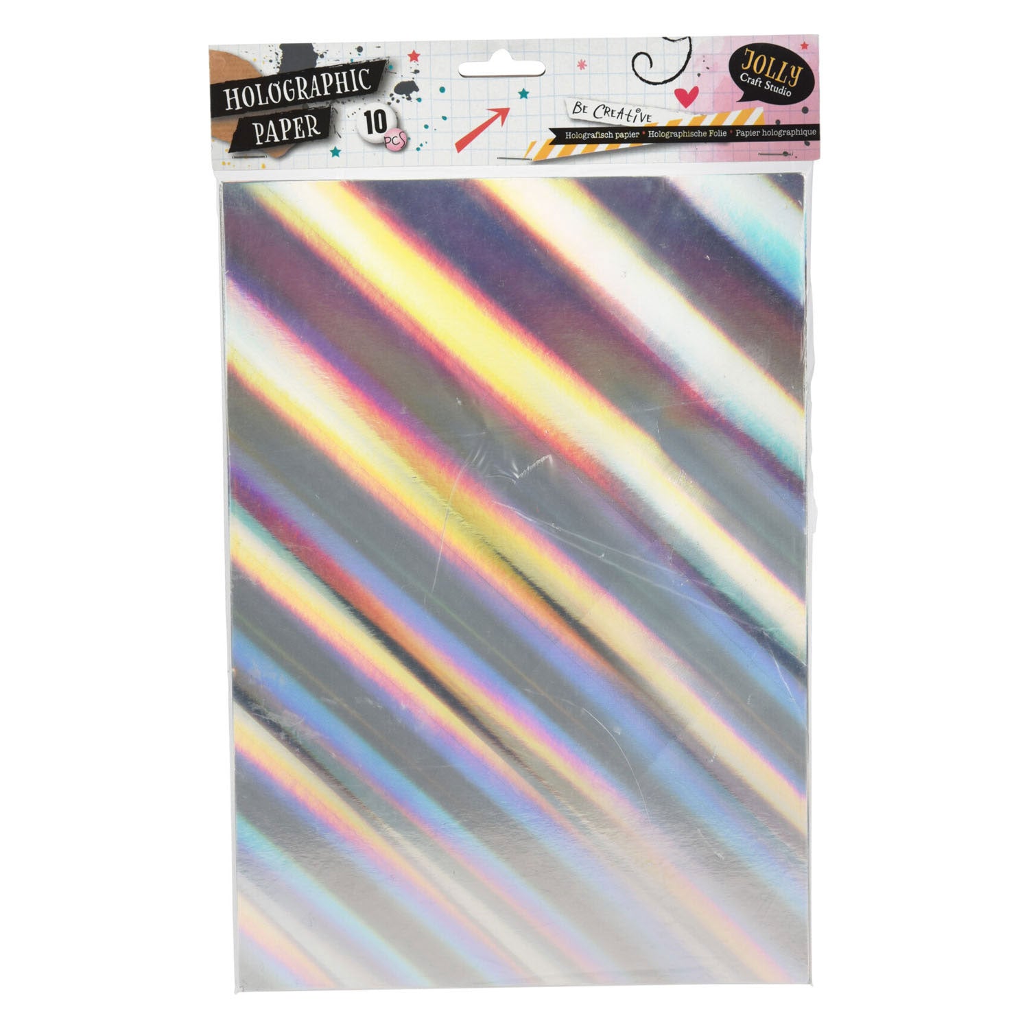 Holographisches Papier A4, 10 Blätter