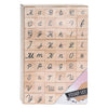 Briefmarkenset Alphabet Wood, 54DLG.