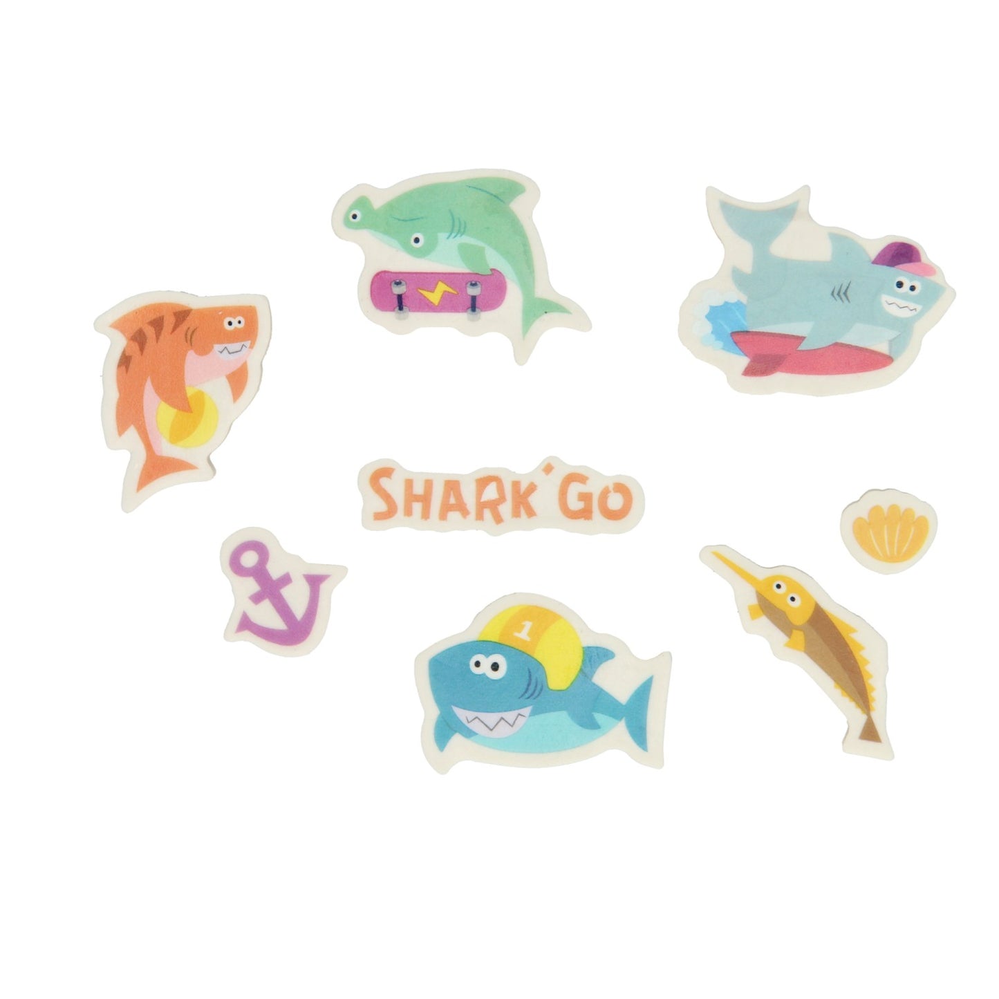 Gummen Set Sharks, 8st.