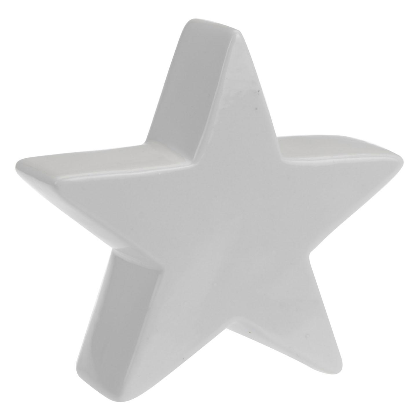 Dekorationsstern weiß