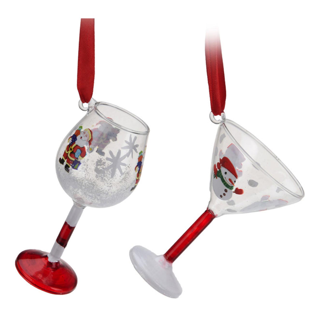 Weihnachtsanhänger Getränkglas