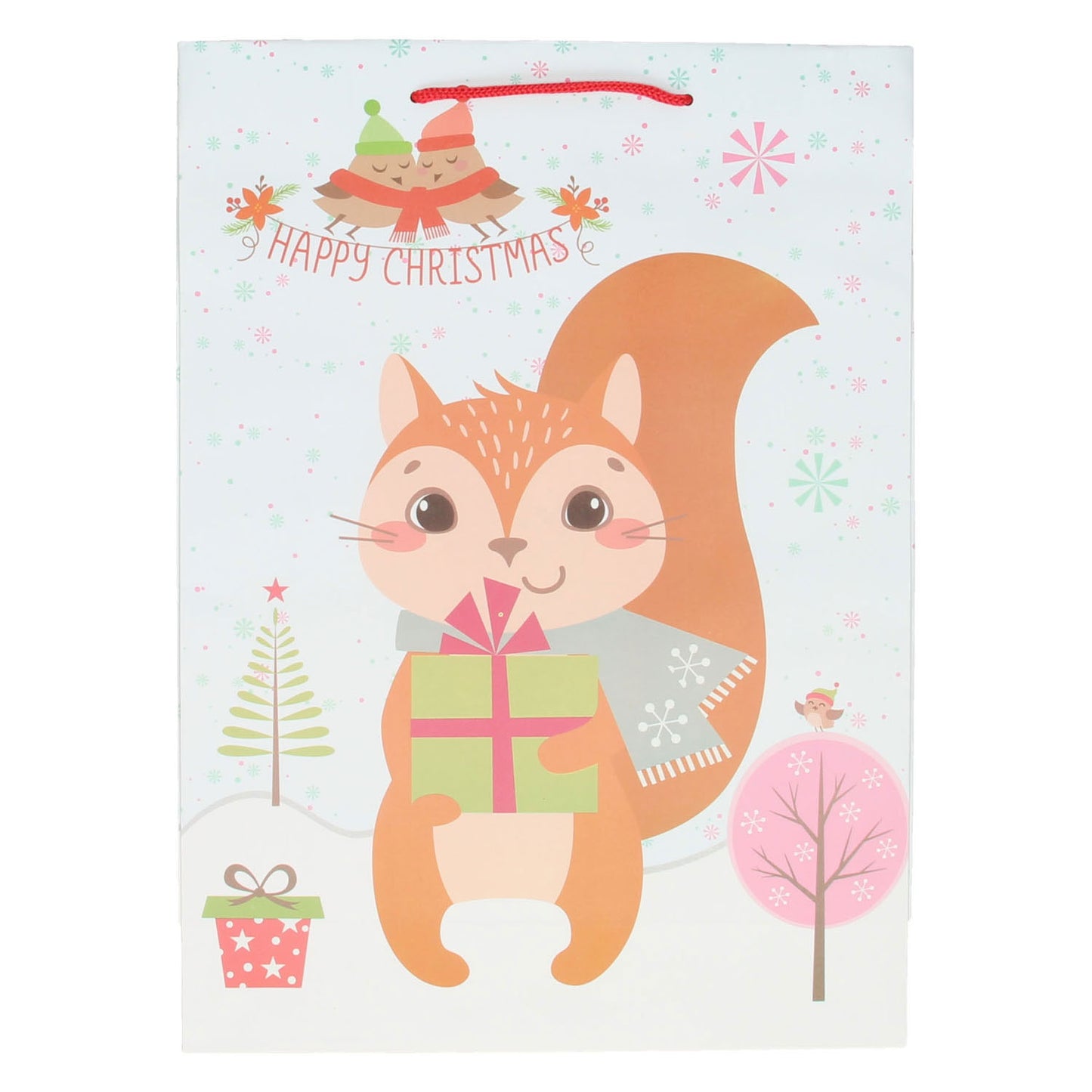 Geschenktüte Weihnachts Igel Igel, 34 cm