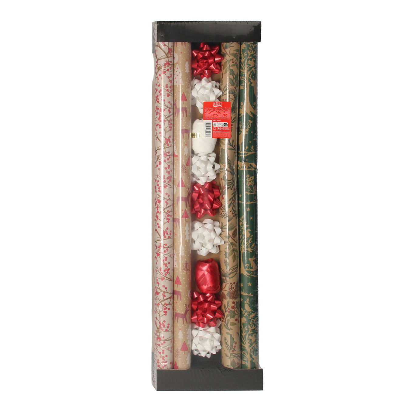 Verpackungspapier Kraft Weihnachten Set Weihnachten