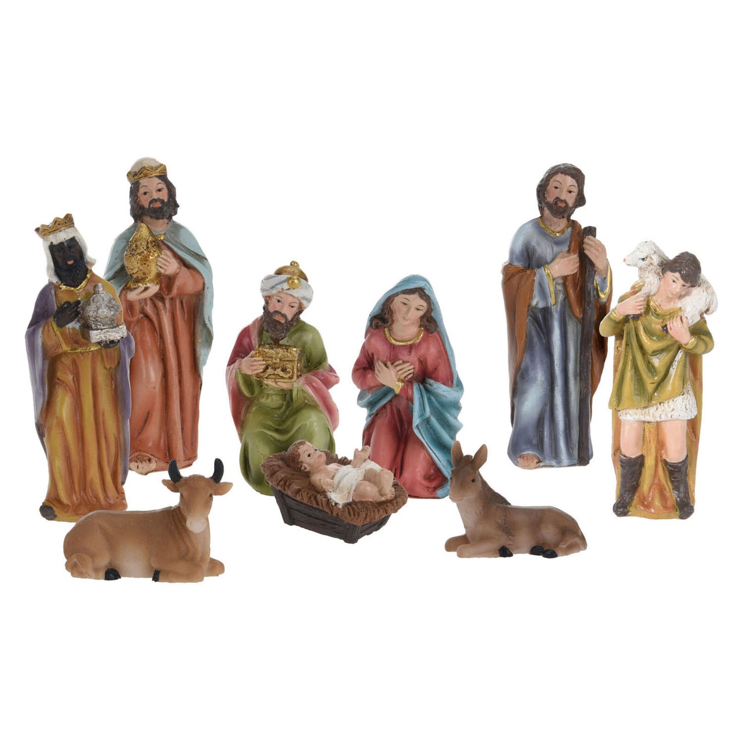 Krippenszenenfiguren, 9dlg.