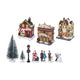 Weihnachtsdorf mit LED -Set, 17dlg.