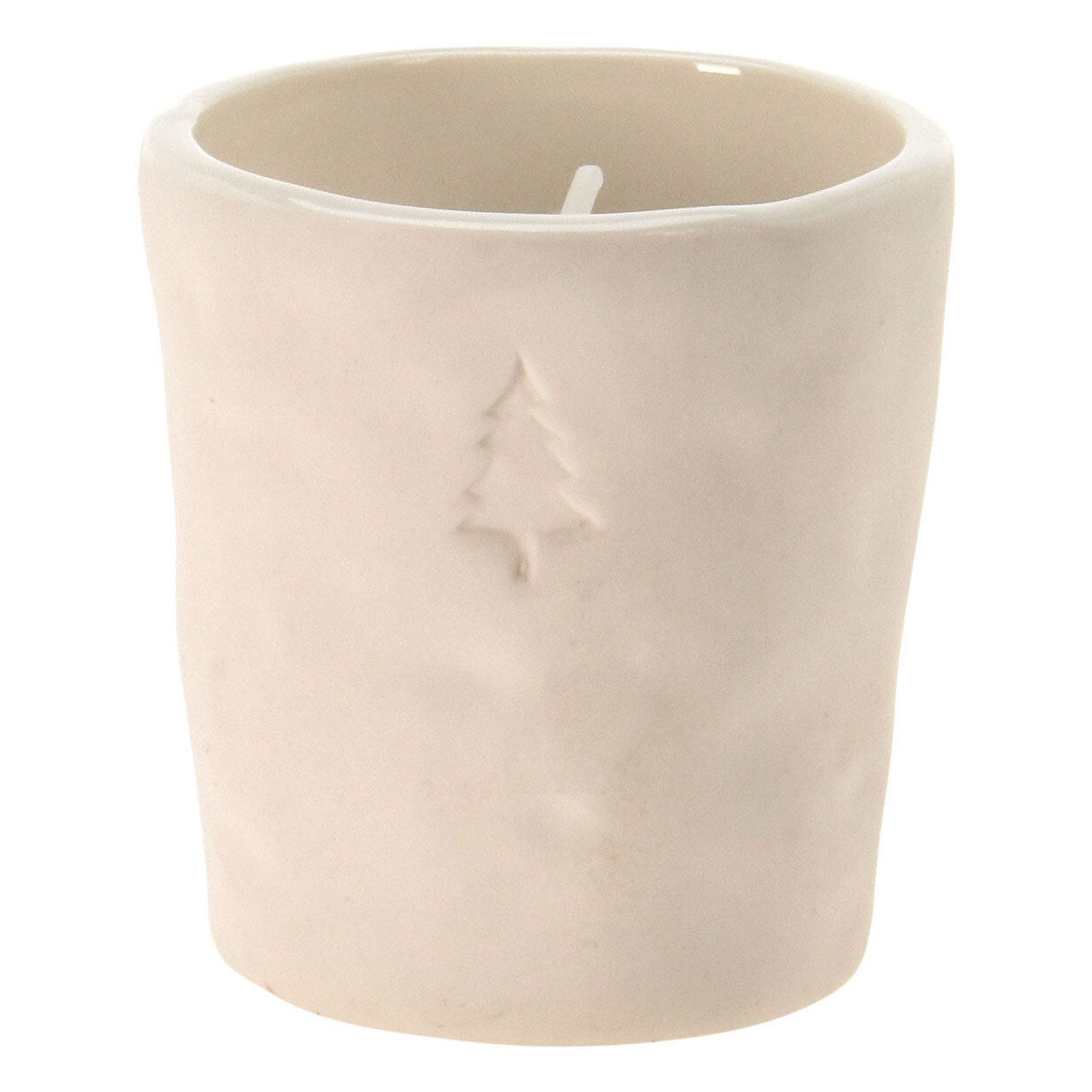 Teelichthalter Weihnachten weiß, 12 Stk.