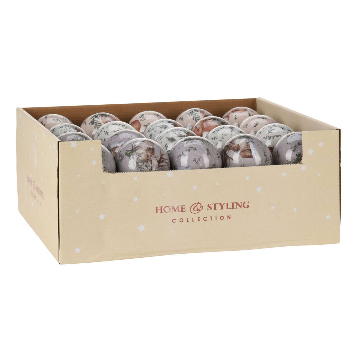 Weihnachtskauble Animal, 40 -Set