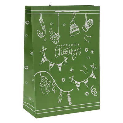Geschenktüte Weihnachts -Deco 16cm, 24st.