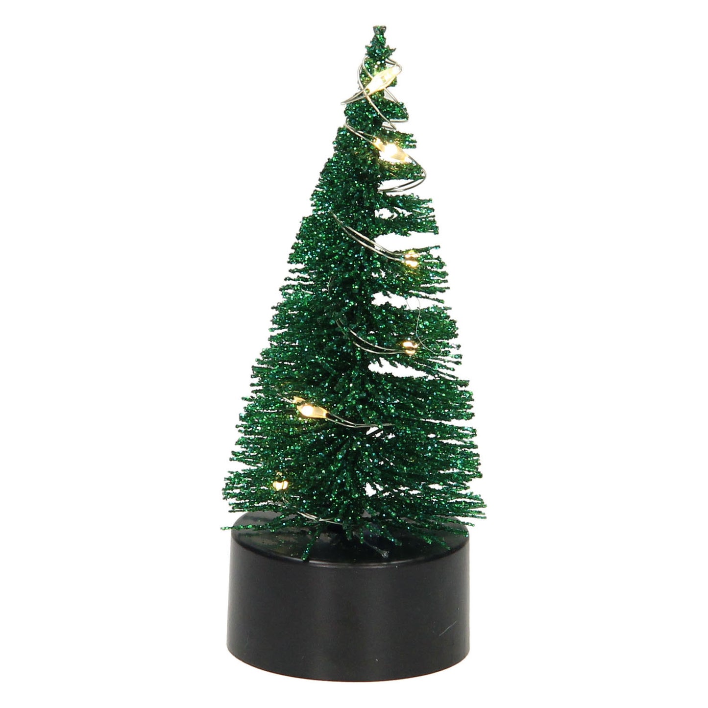 Weihnachtsbaumglitzer LED, 10 cm