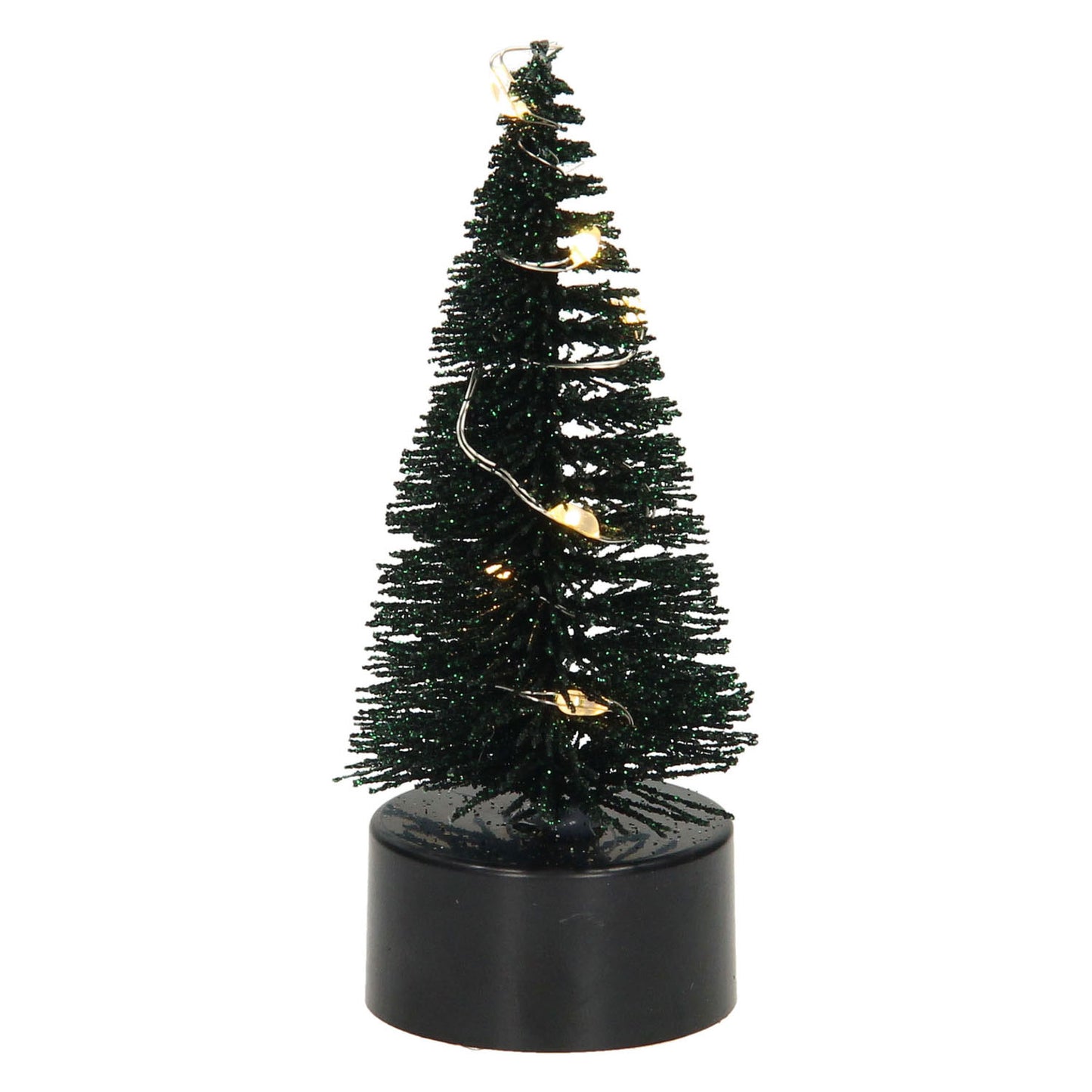 Weihnachtsbaumglitzer LED, 10 cm