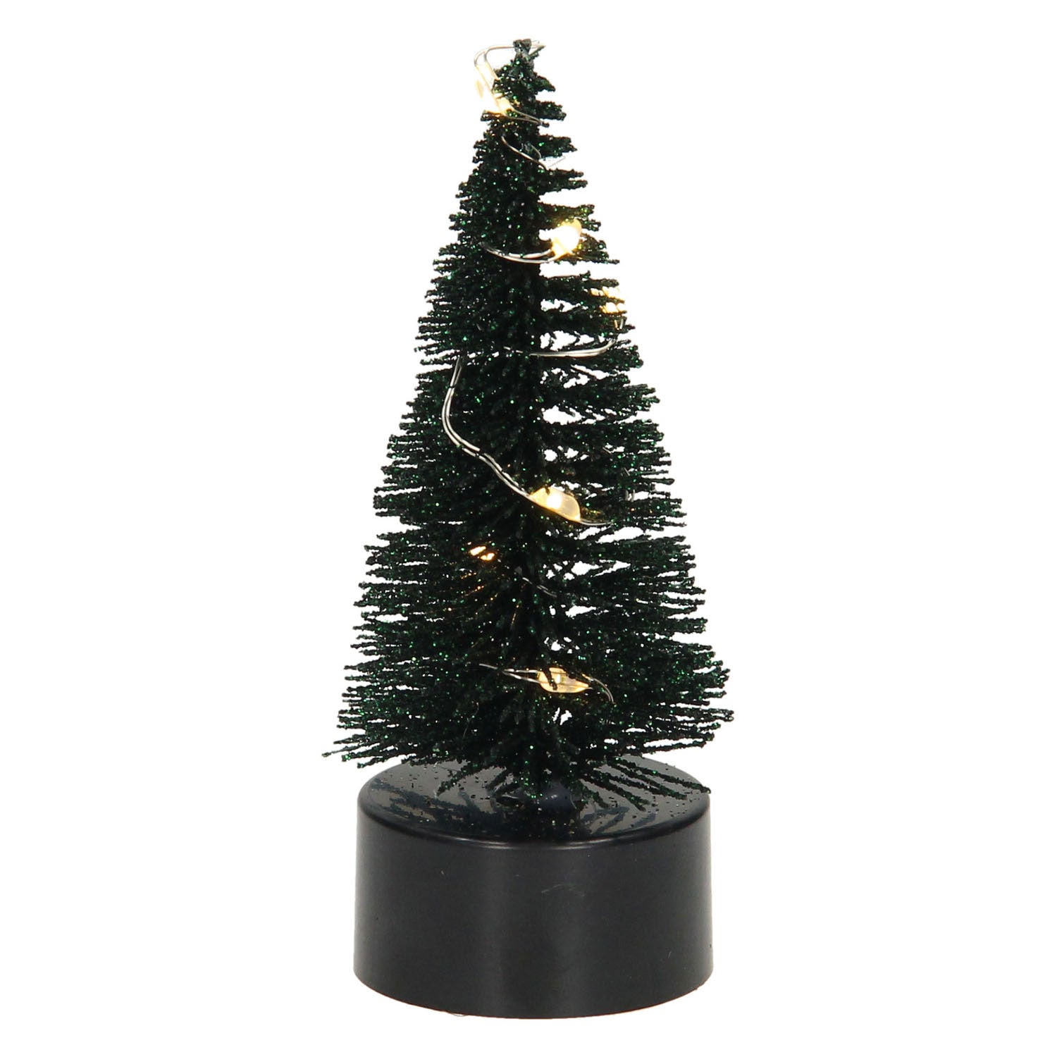 Weihnachtsbaumglitzer LED, 10 cm
