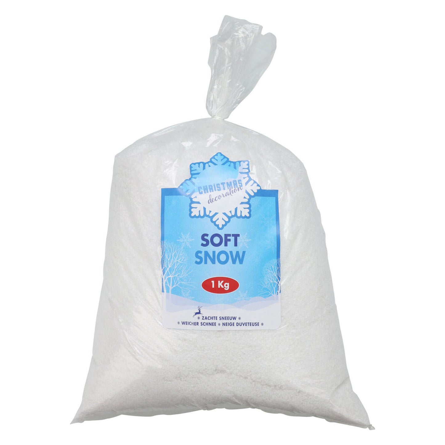 Weihnachtsdekoration weicher Schnee, 1000 Gramm