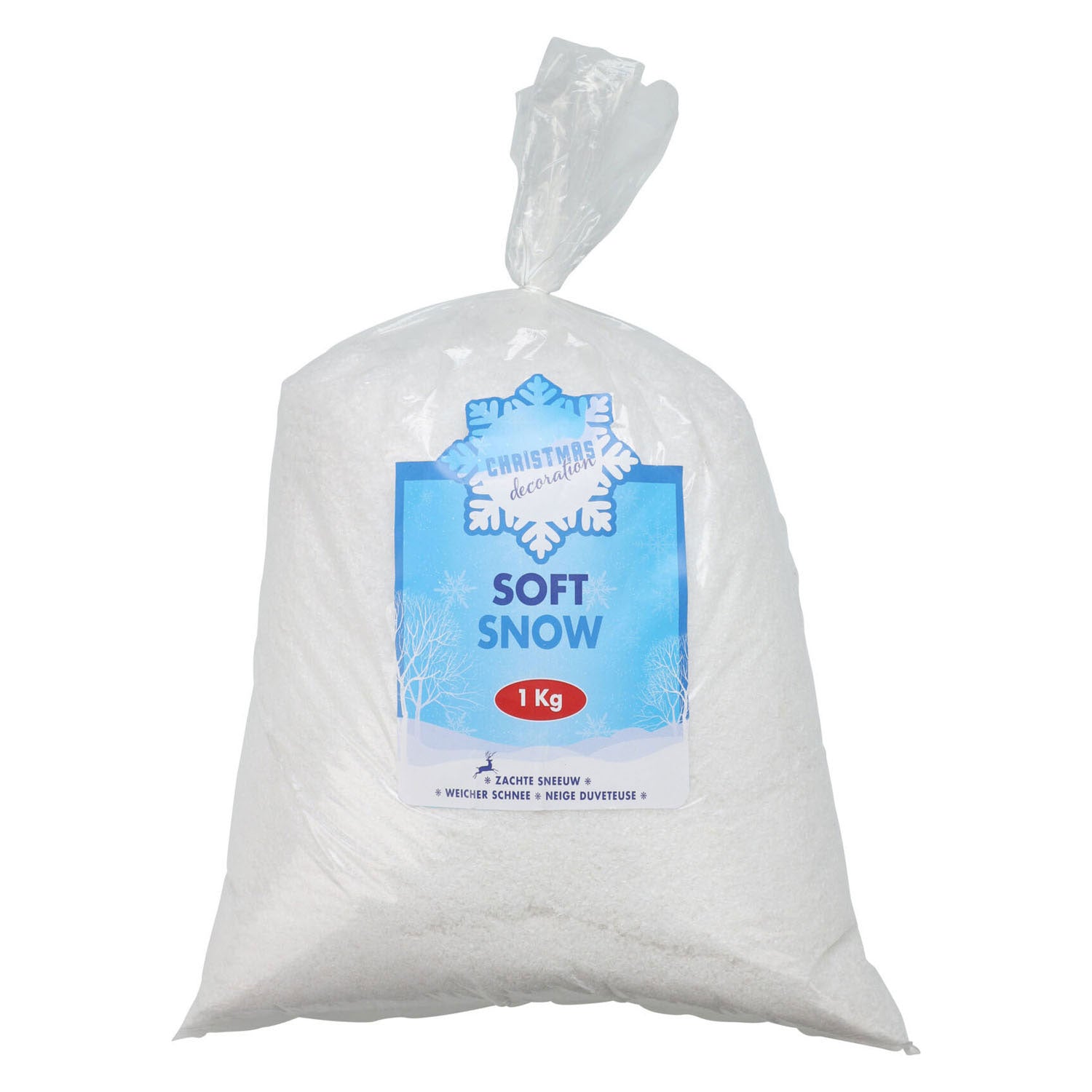 Weihnachtsdekoration weicher Schnee, 1000 Gramm
