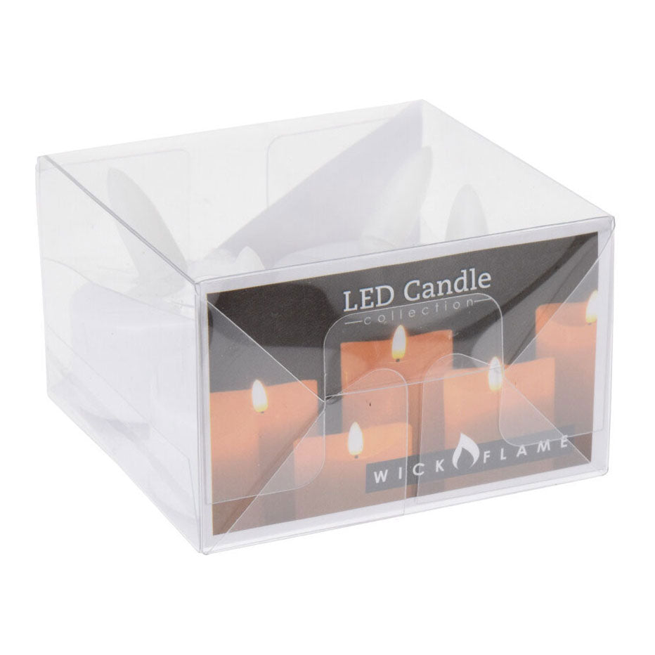 Teelight Set White, 4st.