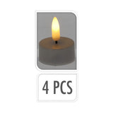 Teelight Set White, 4st. - afbeelding 1