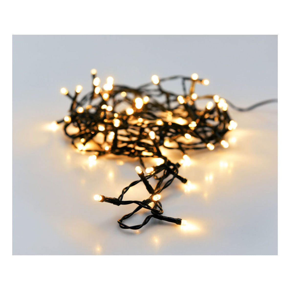 AußenlED -Beleuchtung 40 LED - warmes Weiß, 300 cm