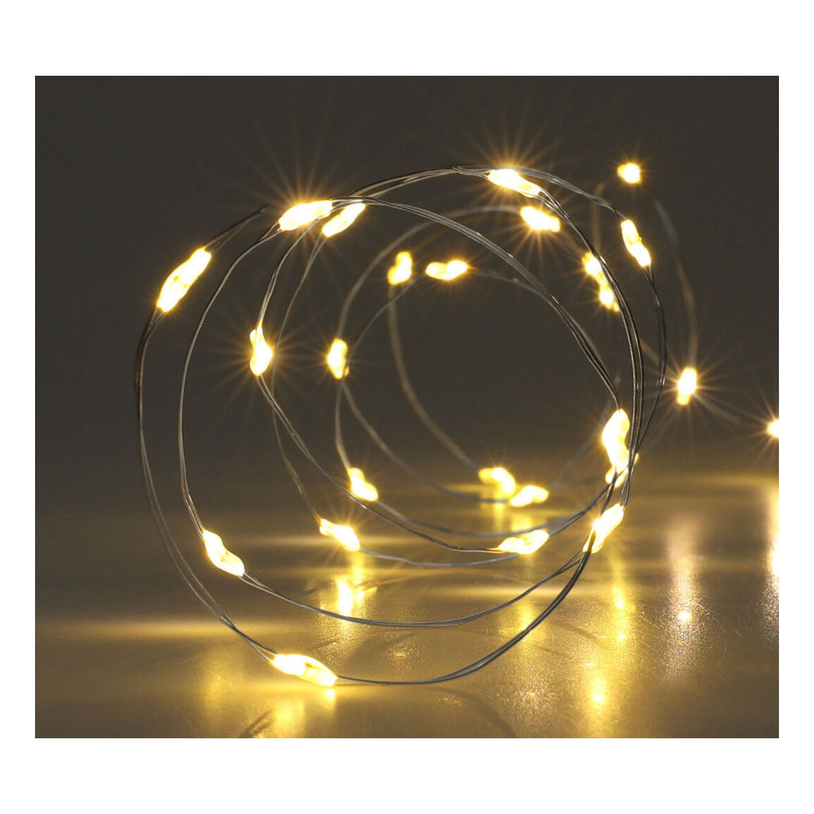 Silber Brao 40led Warm White, 195 cm