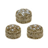 Box 4x3cm Gold, Set von 36