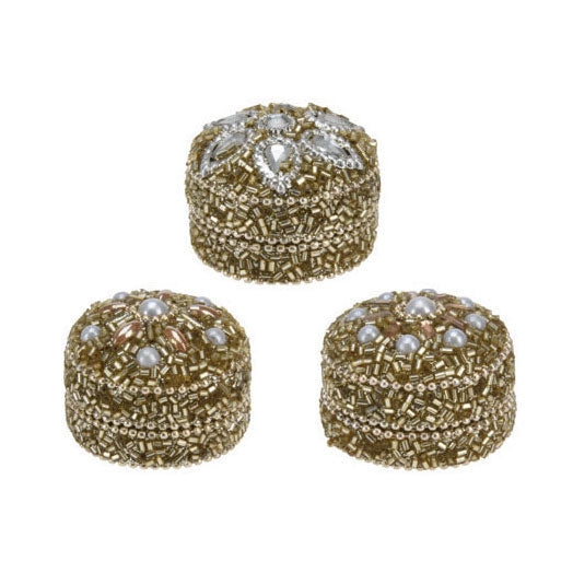 Box 4x3cm Gold, Set von 36