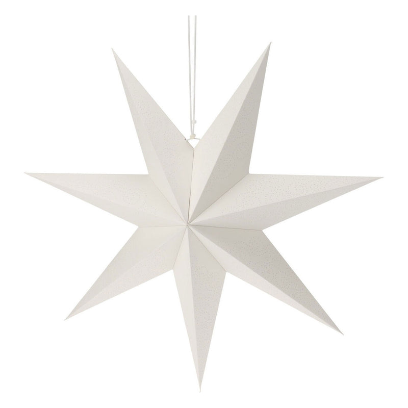 Sternpapier weiß, 60 cm