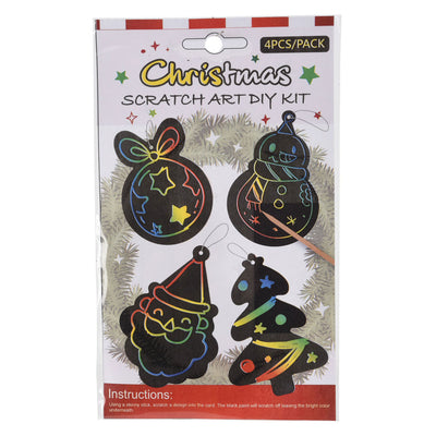 Kraskunst Christmas Hangers, 4st.