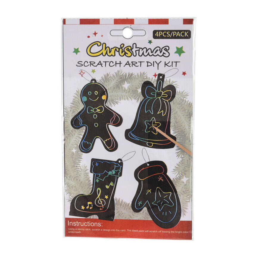 Kraskunst Christmas Hangers, 4st.
