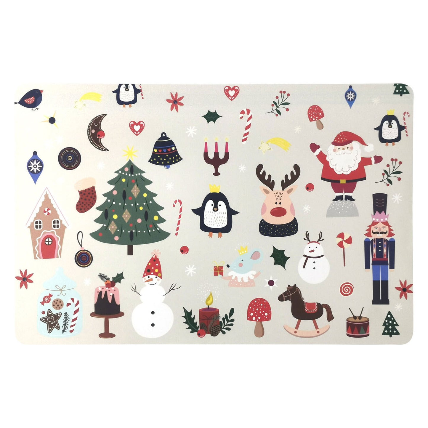 Spacemat Christmas, 12 -Set von 12