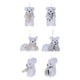 Weihnachtsanhänger Snow Animal 11x7cm, 24 Set von 24
