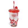 Trinken von Tassen Weihnachten mit Stroh, 12 Stück Set