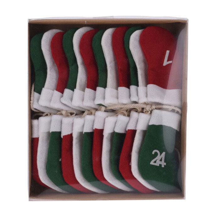 Adventskalender -Pendelsocken. 220 cm,