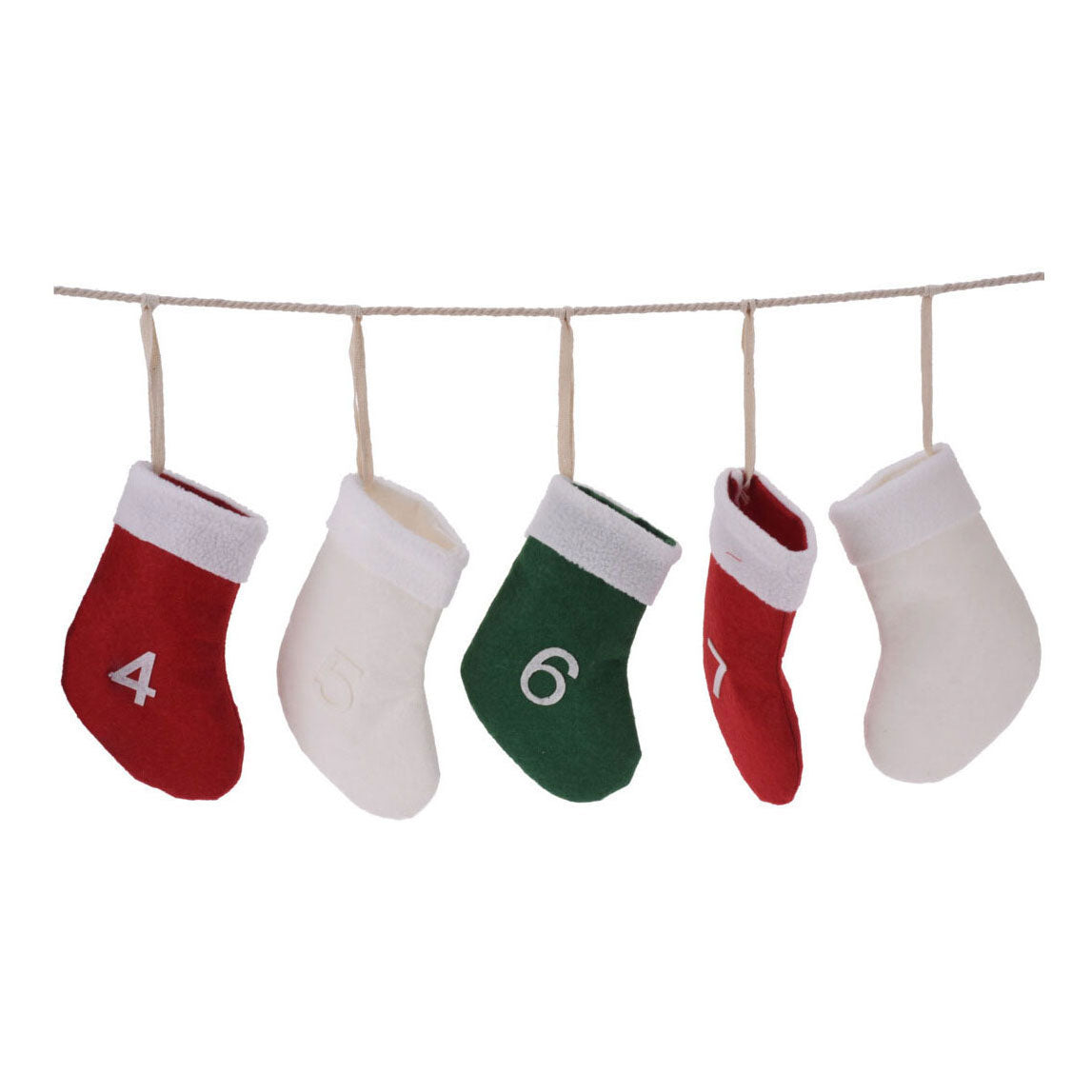 Adventskalender -Pendelsocken. 220 cm,