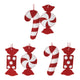 Weihnachtsbügel fühlte Süßigkeiten, 12 Set von 12